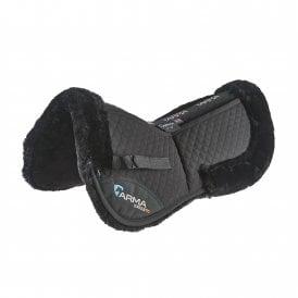 Shires ARMA Corrective Lined Half Pad - Black