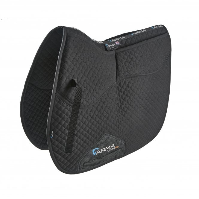 Shires  ARMA Corrective Saddlecloth - Black