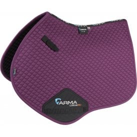 Shires ARMA Cotton Jump Saddlecloth - Plum