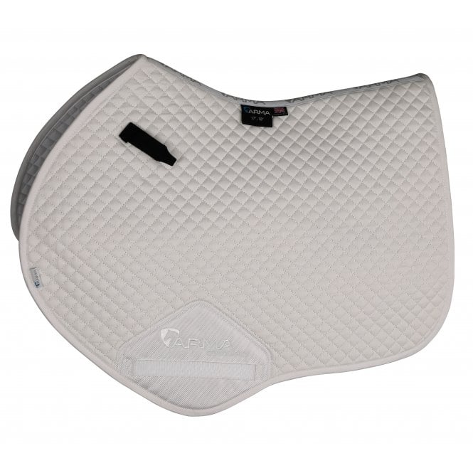 Shires  ARMA Cotton Jump Saddlecloth - White