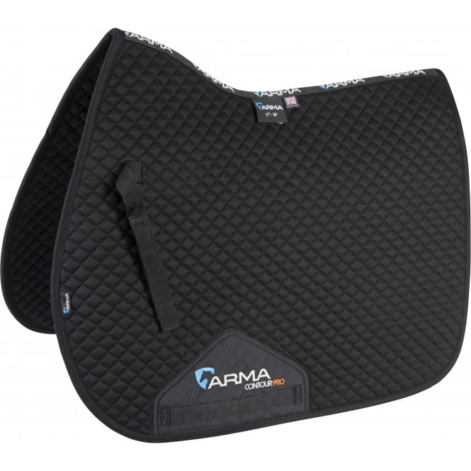 Shires  ARMA Cotton Saddlecloth - Black