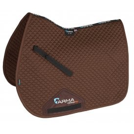 Shires ARMA Cotton Saddlecloth - Brown