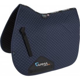 Shires ARMA Cotton Saddlecloth - Navy Blue