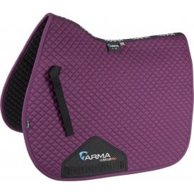 Shires ARMA Cotton Saddlecloth - Plum