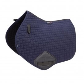 Shires ARMA Deluxe Cotton Jump Saddlecloth - Navy Blue