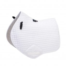 Shires ARMA Deluxe Cotton Jump Saddlecloth - White