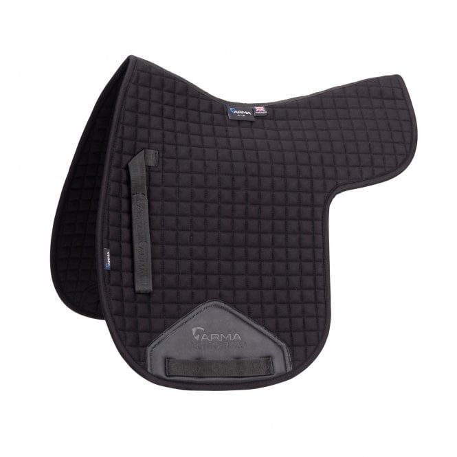Shires  ARMA Deluxe Cotton Numnah - Black