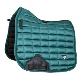 Shires ARMA Eltar Satin Dressage 17-18" Saddlecloth - Green