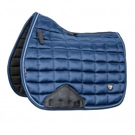 Shires ARMA Eltar Satin GP Saddlecloth - Navy Blue