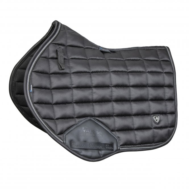 Shires  ARMA Eltar Satin Jump Saddlecloth - Black