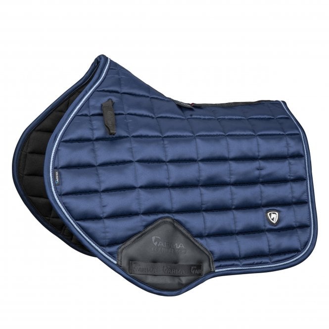 Shires  ARMA Eltar Satin Jump Saddlecloth - Navy Blue