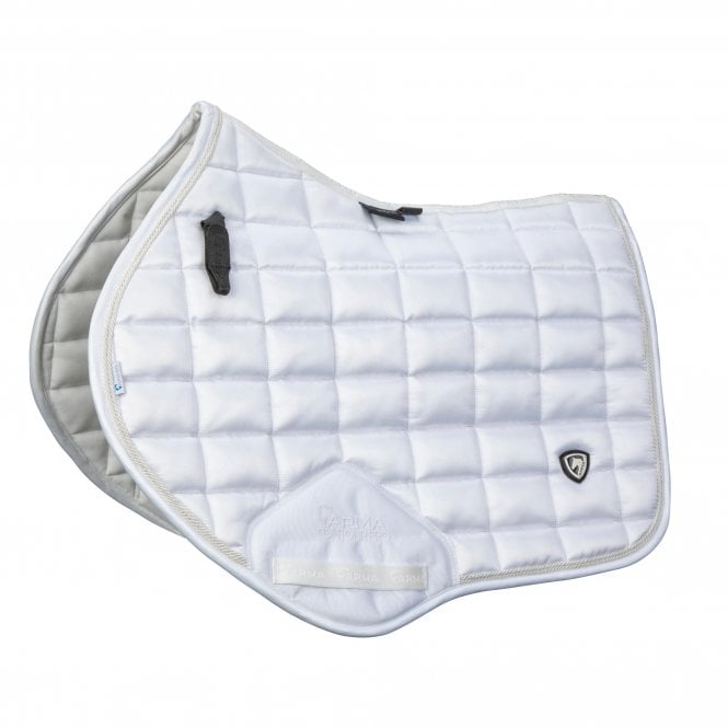Shires  ARMA Eltar Satin Jump Saddlecloth - White