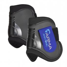 Shires Arma Fetlock Boots - Black/Royal Blue