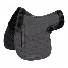 Shires ARMA Half Lined Numnah 17-18" - Black