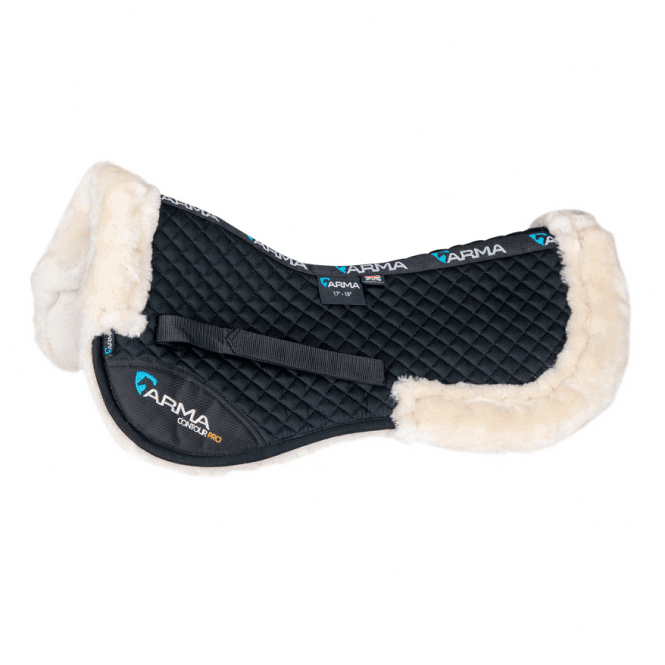 Shires  ARMA Half Pad - Black/Natural
