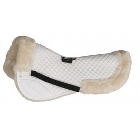 Shires ARMA Half Pad - White/Natural