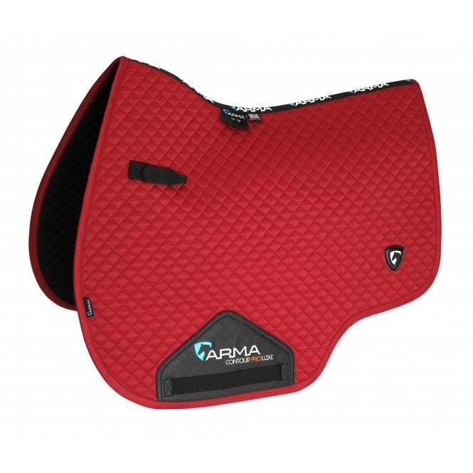 Shires  ARMA Luxe Saddlecloth - Wine