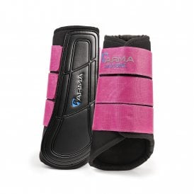 Shires Arma Neoprene Brushing Boots - Coral