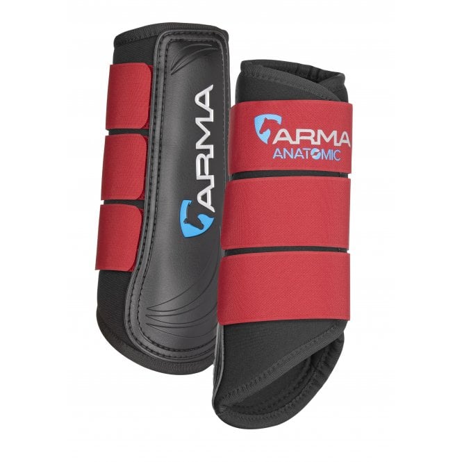 Shires  Arma Neoprene Brushing Boots - Deep Red
