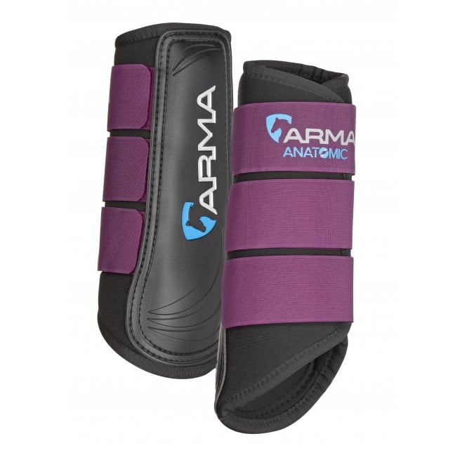 Shires  Arma Neoprene Brushing Boots - Plum