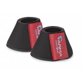 Shires Arma Neoprene Over Reach Boots - Deep Red