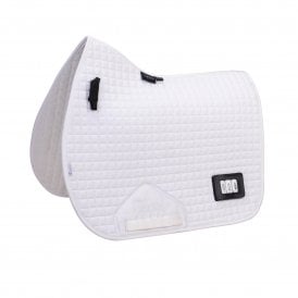 Shires ARMA Numbered Dressage 17-18" Saddlecloth - White