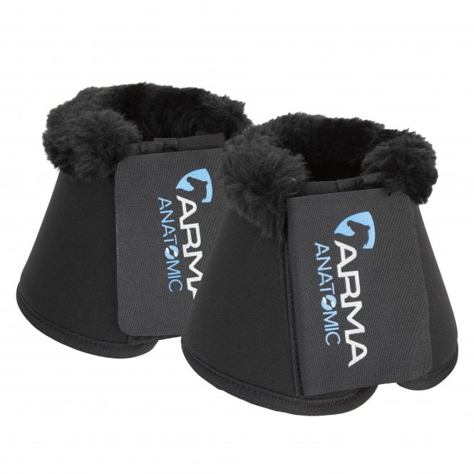 Shires  ARMA NX-MAX SupaFleece Neoprene Over Reach Boots - Black