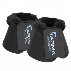 Shires ARMA NX-MAX SupaFleece Neoprene Over Reach Boots - Black