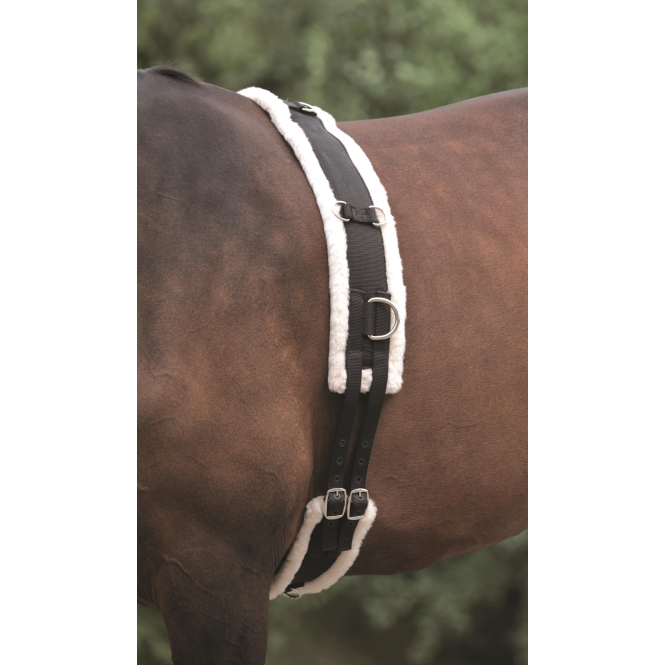 Shires  ARMA Nylon Roller With Fleece Padding - Black