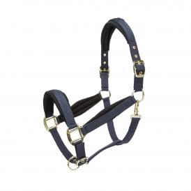 Shires ARMA Padded Headcollar - Navy Blue