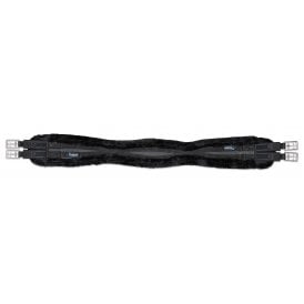 Shires ARMA Performance SupaFleece Contour Girth - Elastic - Black