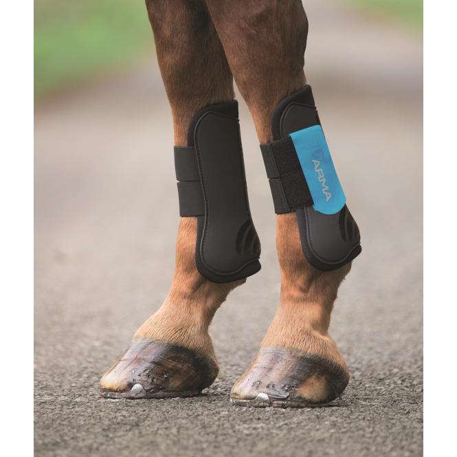 Shires  Arma Tendon Boots - Black/Blue