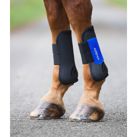 Shires Arma Tendon Boots - Black/Royal Blue