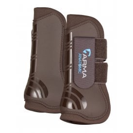 Shires Arma Tendon Boots - Brown/Brown