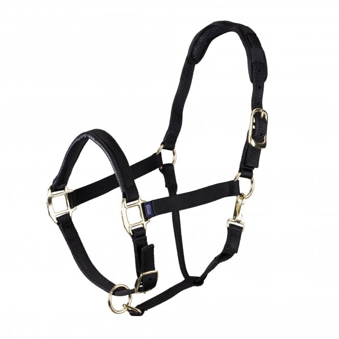 Shires  ARMA Topaz Nylon Pony/Horse Headcollar - Black