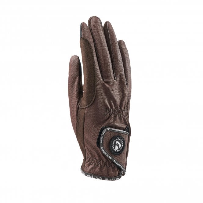 Shires  Aubrion Aachen FlexFit Riding Gloves - Brown