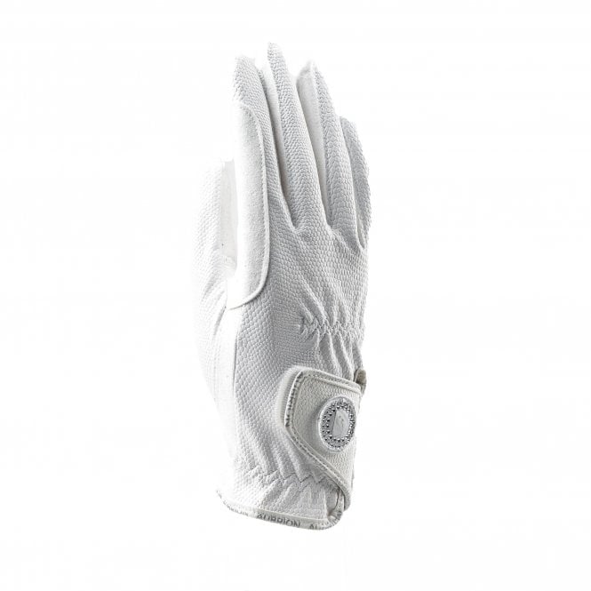 Shires  Aubrion Aachen FlexFit Riding Gloves - White