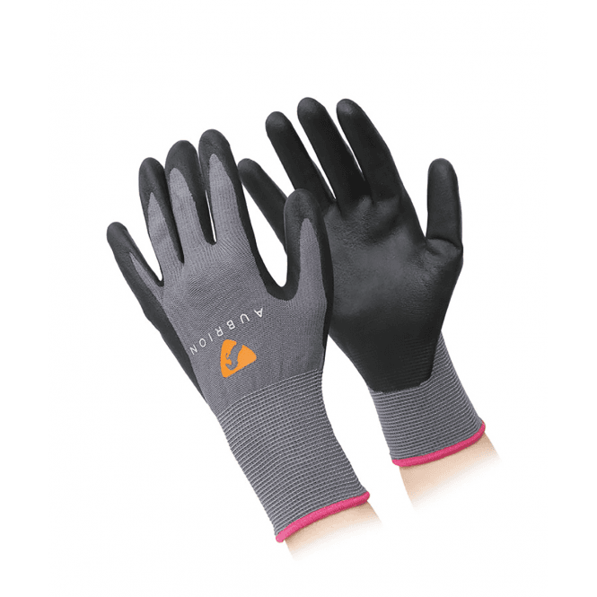 Shires  Aubrion Adults All Purpose Yard Gloves - Grey