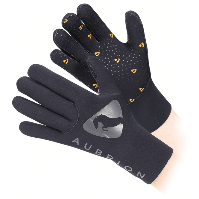 Shires  Aubrion Adults Neoprene Yard Gloves - Black