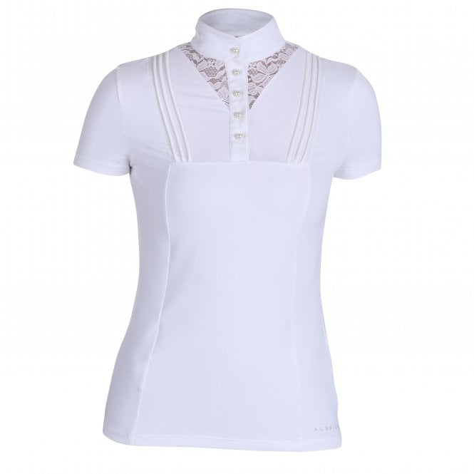 Shires  Aubrion Albury Womens Show Shirt - White
