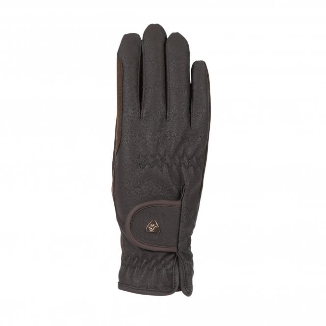 Shires  Aubrion Arene Riding Gloves - Brown
