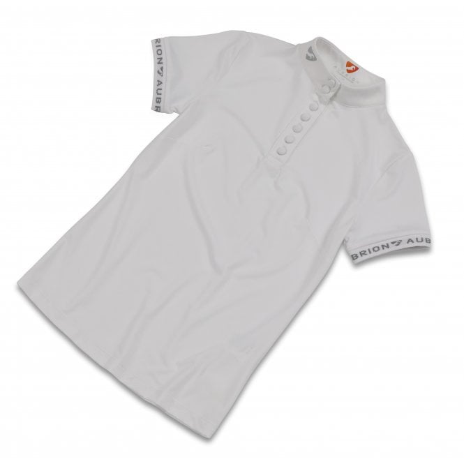 Shires  Aubrion Chester Show Shirt Childrens Young Rider - White