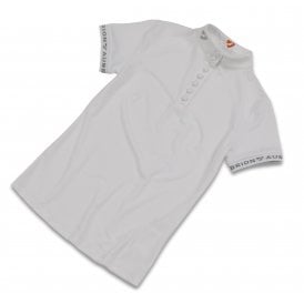 Shires Aubrion Chester Show Shirt Childrens Young Rider - White