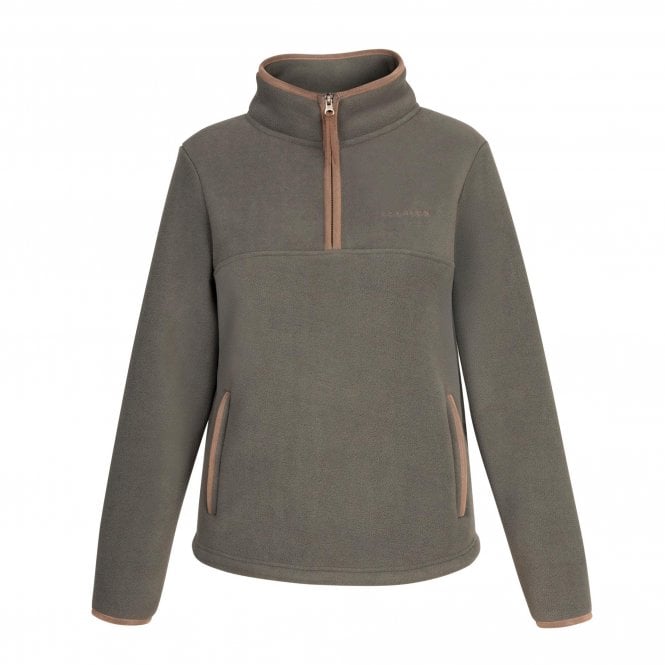 Shires  Aubrion Core Womens Half Zip Fleece - Green