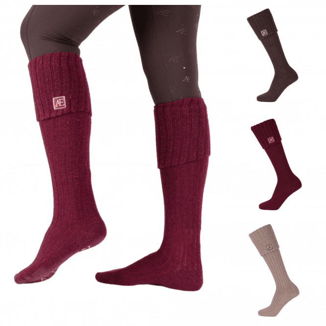 Shires  Aubrion Equestrian Knit Boot Socks