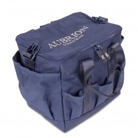 Shires Aubrion Equestrian Large Grooming Kit Bag - Navy Blue