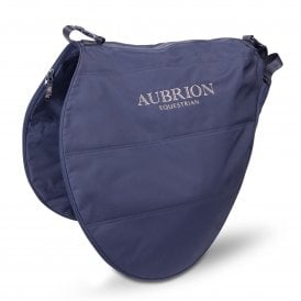 Shires Aubrion Equestrian Saddle Bag - Navy Blue