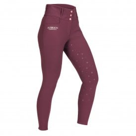 Shires Aubrion Equestrian Womens Breeches - Thistle