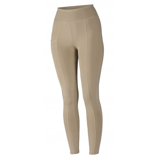 Shires  Aubrion Hudson Womens Riding Tights - Beige