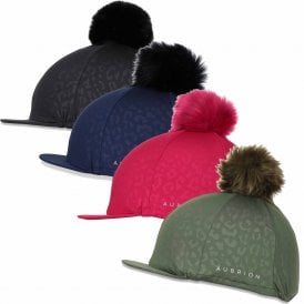 Shires Aubrion Leopard Print Hat Covers